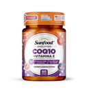 Coq10 Fonte de Vitamina E Sunfood 450mg 60Sofgels